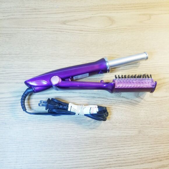 InStyler Rotating Purple Hot Iron Hair Straighten Curling .75 Barrel IS1001.1-19 - Picture 1 of 5